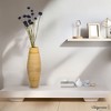 Uniquewise Bamboo Cylinder Shaped Floor Vase - Handcrafted Tall Decorative Vase - Ideal for Dining Room, Living Room, and Entryway - 3 of 4