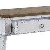 NicBex Console Table with 2 Drawers,Entryway Table with DT French Front,Modern Couch Table for Living Room,White - 4 of 4