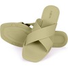 ROXONI Women Slippers Shower Pool Sandals Criss Cross Bathroom Quick Drying Slippers - 3 of 4