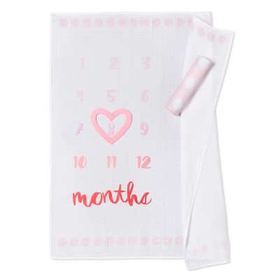 target baby month blanket