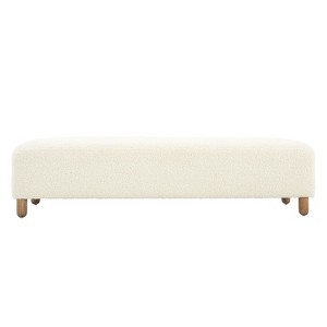NicBex Modern 60.25" Rectangle Bench with Wood Frame for Bedroom and Entryway - 1 of 4