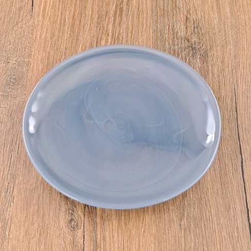 Slickblue Unique 6.25-Inch Marbleized Swirl Canapé Plate, Handmade in 3 Color & 3 Set Options, Perfect for Events - image 1 of 4