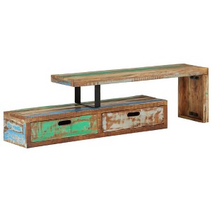 vidaXL TV Stand Solid Wood Reclaimed - 1 of 4