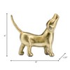 Dog Figurine Aluminum Metal Modern Design - Home, Office, Bedroom, and Living Room Decor - 4 of 4
