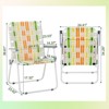 KTMBDW Patio Lawn Webbed Folding Chairs Set of 2, Outdoor Beach Portable Lawn Chair Camping Chair Beach Chair for Yard, Garden Dining - 3 of 4