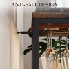 DobleePy Bar cabinets, wine cabinets, sideboards, adjustable shelves, suitable for small bar cabinets in kitchens and restaurants,Retro color - 3 of 4