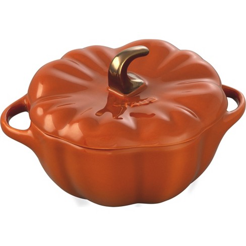 Dutch Oven Pot With Lid, Ceramic Pumpkin Dish, Halloween Christmas