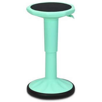 Costway Kids Active Motion Stool Ergonomic Wobble Chair with Adjustable Height Grey/Blue/Black/Mint green/White
