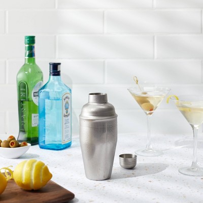 Houdini 16oz Silver Stainless Steel Cocktail Shaker