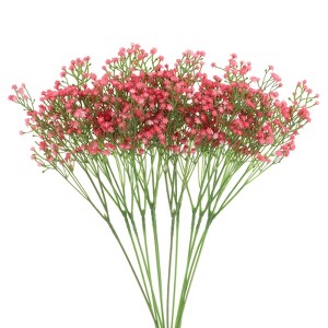 Unique Bargains Realistic Low Maintenance Durable Flexible Artificial Flowers with Stem - 1 of 4