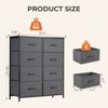 SKRAN Dresser For Bedroom, Storage Drawers, Tall Large Fabric Storage Tower Organizer With Metal Frame Wooden Top For Nursery - 2 of 4