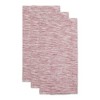 Design Imports Barn Red And Off-White Tonal Recycled Cotton Waffle Dishtowel Set/3 - 4 of 4