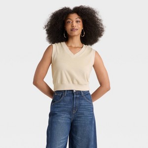 Women's Leisure Studio Loop Terry Tank Top - Universal Thread™ - 1 of 3