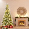 Tangkula 6/7.5/9 ft  Artificial Christmas Tree  w/ 765/1135/1871 Branch Tips 280/470/690 Lights - 3 of 4