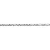 Black Bow Jewelry 2.75mm, 14k White Gold, Flat Figaro Chain Anklet - 2 of 4