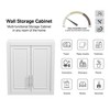 Lirago 26" Bathroom Cabinet Storage Cabinet with Adjustable Shelf 26*22 - 4 of 4
