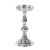 Set of 3 Classic Aluminum Design Pillar Candle Holders - Olivia & May: Elegant Tabletop & Mantel Decor - 3 of 4