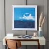 Day At Sea - 28" X 28" - Blue/White - Framed Wall Art - WLA2068 - Safavieh - 2 of 4