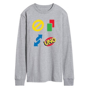 Men's - UNO - Men's Long Sleeve T-Shirt Long Sleeve Graphic T-Shirt - 1 of 4