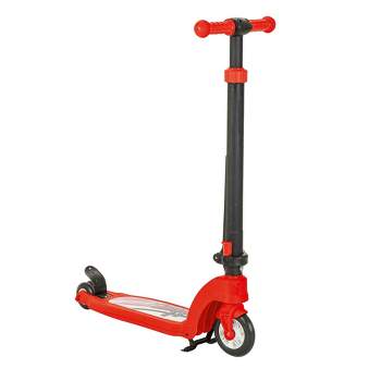 Pilsan 07-360 Children's Outdoor Ride-On Toy Sport Scooter for Ages 6 and Up with Height-Adjustable Handlebar, and Smart Brake System, Red