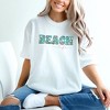 Simply Sage Market Women's Beach Life Colorful Short Sleeve Garment Dyed Tee - 2 of 2