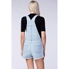 Women's Denim Distressed Overall - Honey Punch - 4 of 4