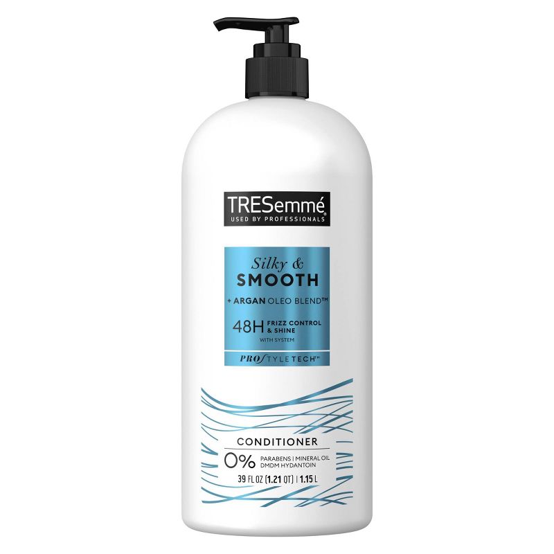 Tresemme Silky &#38; Smooth Anti-Frizz Conditioner with Pump For Frizzy Hair - 39 fl oz, 3 of 9