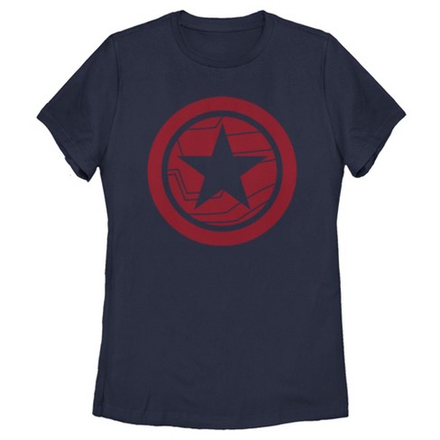 Women's Marvel The Falcon and the Winter Soldier Red Shield T-Shirt - image 1 of 4