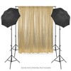 Lann's Linens (Set of 4) Sequin Photography Backdrop Curtains - 2ft x 8ft Tall Glitter Backgrounds for Wedding, Party or Photo Booth - 4 of 4