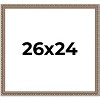 PosterPalooza | Photo Size Deco Silver Picture Frame - UV Acrylic, Foam Board Backing, Hanging Hardware - 2 of 4