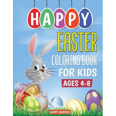 Easter Coloring Book - by  Harper Hall (Paperback)