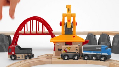 BRIO World Cargo Railway Deluxe Set Train Playsets : Target