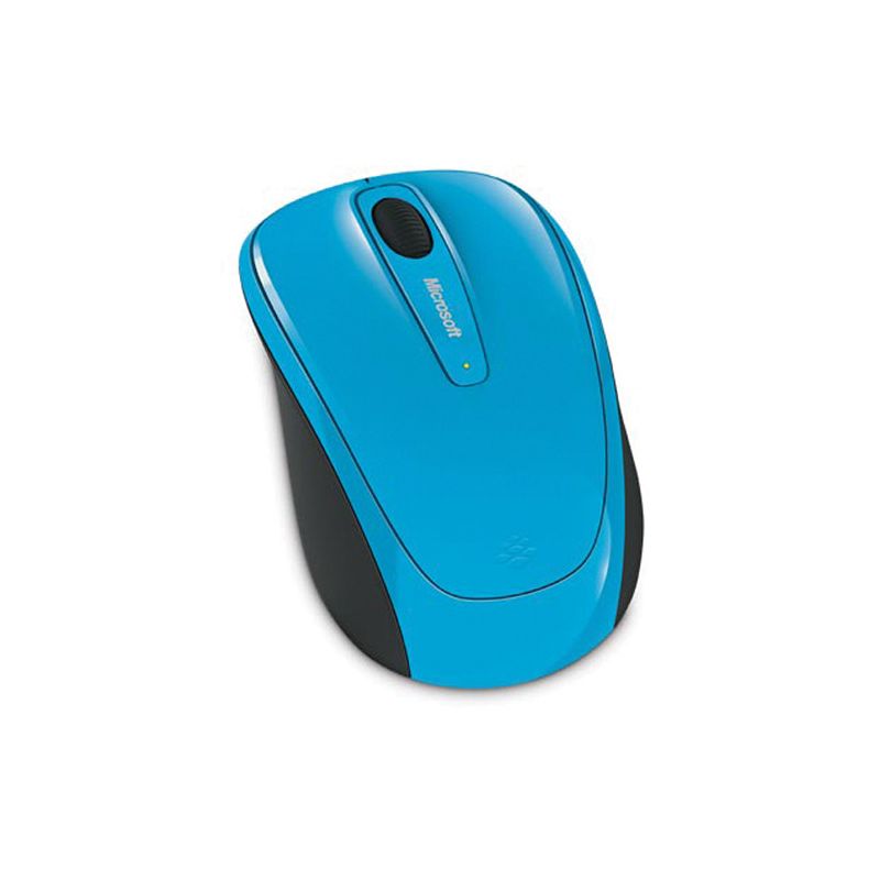 Microsoft 3500 Wireless Mobile Mouse- Cyan Blue - Wireless - Limited Edition - BlueTrack Enabled - Scroll Wheel - Ambidextrous Design, 2 of 4