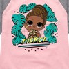 Girls' - LOL Surprise! - Fierce Doll Shirt Tail Raglan Graphic T-shirt - 2 of 4