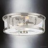 Urban Ambiance Luxury Modern Farmhouse Indoor Ceiling Light,  4-3/8''H x 12-5/8"W x 12-5/8''D,  Brushed Nickel Finish, UHP4594 - 3 of 4