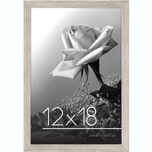 Americanflat 12x18 Poster Frame in Drift Wood - Composite Wood with Polished Plexiglass - Horizontal and Vertical Formats for Wall - image 1 of 4