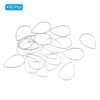Unique Bargains Copper DIY Jewelry Making Wide Usage Easy to Use Beading Hoop Earrings 60Pcs - 3 of 4