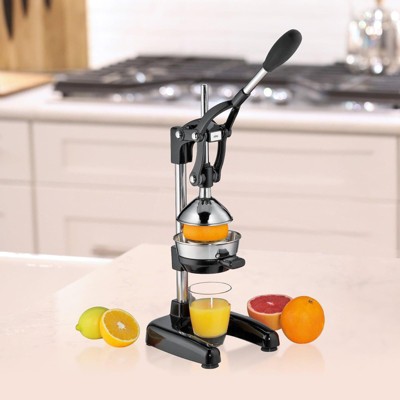 Black and Stainless Steel Professional Citrus Juicer