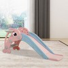 Infurnic Baby Activity Gyms, 2-in-1 Dolphin Slide with Basketball Hoop, Fun, Safe and Easy to Use for Kids, Multicolored, 44.49"*14.17"*19.69" - 3 of 4