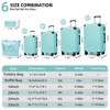 Lyngins Hardshell 18/20/24/28 Inch 6PCs Luggage Sets with Duffel Bag,Spinner Wheels,TSA Lock,Expandable Suitcase Sets for Family Trips,Travel - 3 of 4