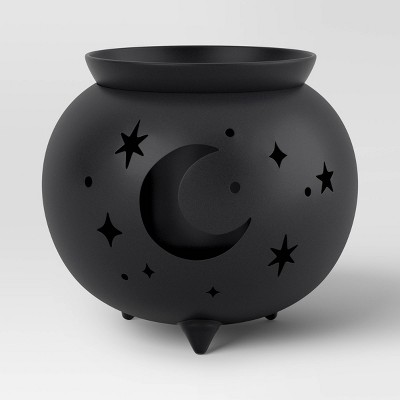9" Large Metal Cauldron Planter Halloween Decorative Prop Black - Hyde and EEK! Boutique™