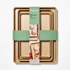 3pc Nonstick Baking Sheet Set - Figmint™ : Target
