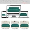 KTMBDW 86.2'' Upholstered Couch Sofa, Modern Couch with 3-Seat Compression Sofa for Living Room, Bedroom, No Assembly Required - 3 of 4