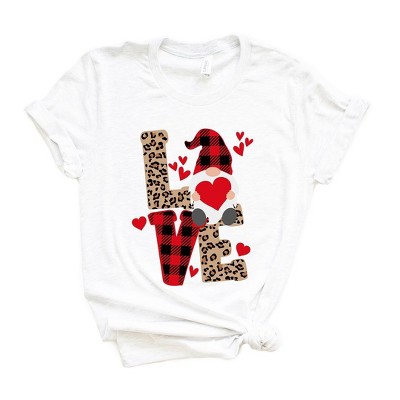 Simply Sage Market Women's Leopard Gnome Love Short Sleeve Graphic Tee