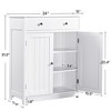 Yaheetech Wooden Bathroom Cabinet with Adjustable Shelf - 4 of 4
