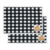 Annie Black Check Pumpkin Placemat Set of 2 13x19 VHC Brands - 3 of 4