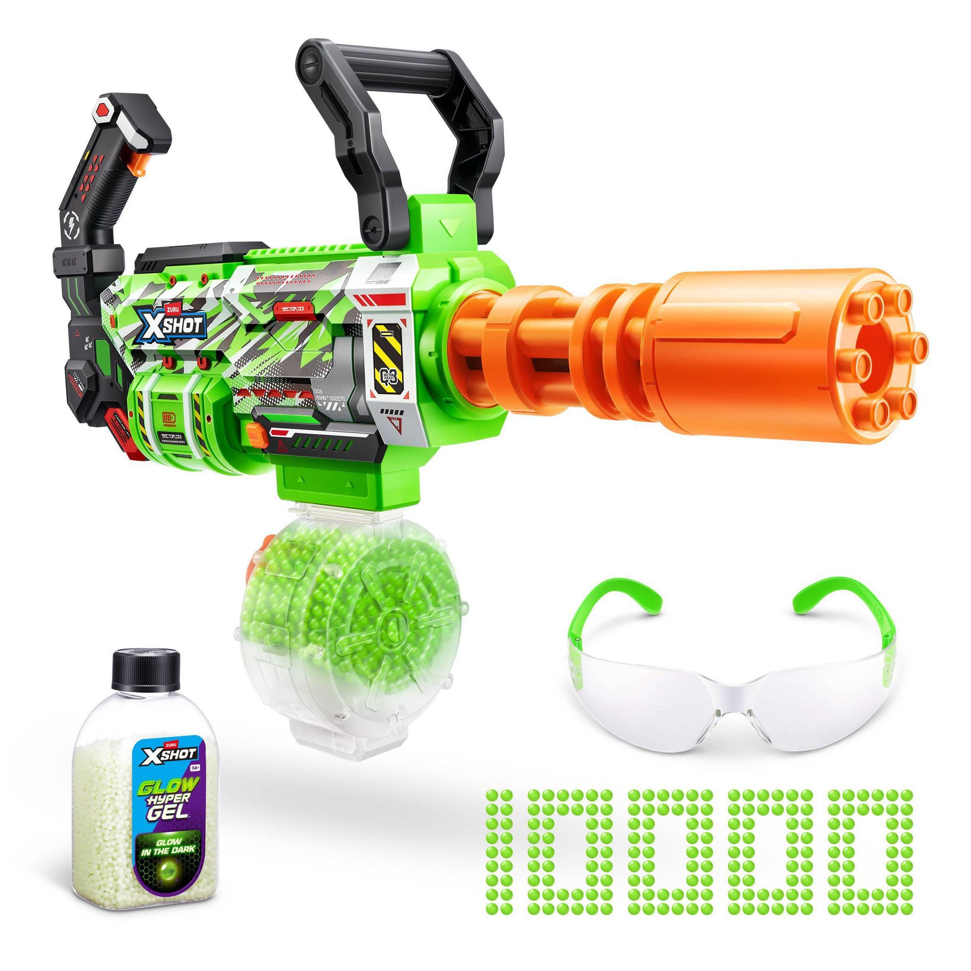 XSHOT Hyper Gel Gatling Toy Gel Blaster by ZURU