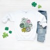 Simply Sage Market S.W.Smiley Lucky Smiley Disco Sweatshirt - 3 of 4