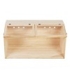 LAOTIES Transparent Wooden Hamster Cage,Small Animal Habitat Hutch for Gerbils,Guinea Pigs,Rats with Acrylic Panels - 4 of 4