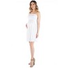 Maternity Knee Length Strapless Mini Dress - 24seven Comfort Apparel™ - 2 of 4